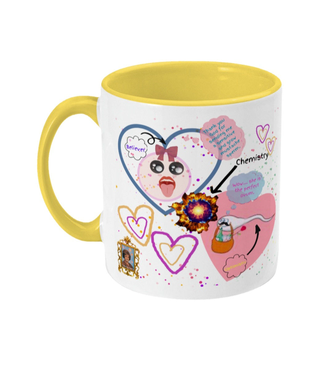 Battle of the most romantic - Colored inside and ear mug