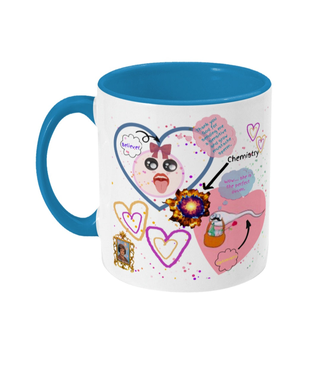 Battle of the most romantic - Colored inside and ear mug