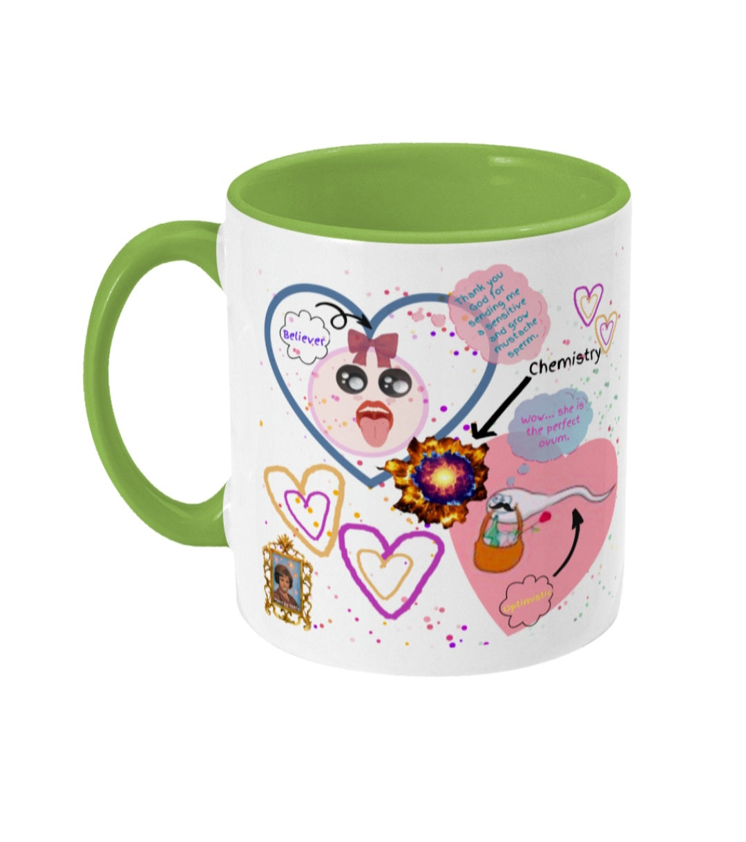 Battle of the most romantic - Colored inside and ear mug