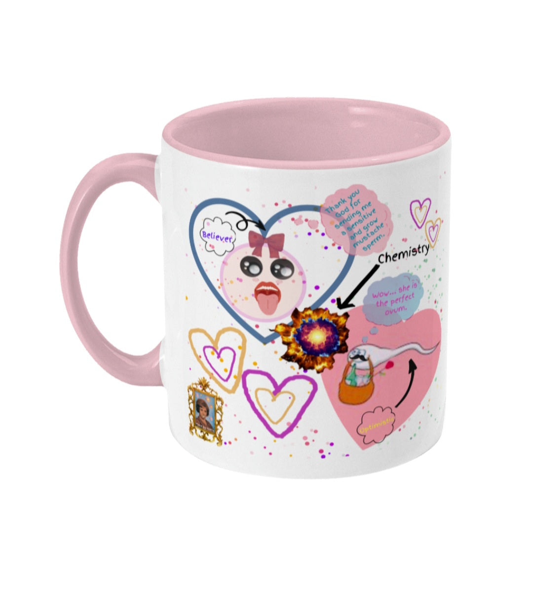 Battle of the most romantic - Colored inside and ear mug