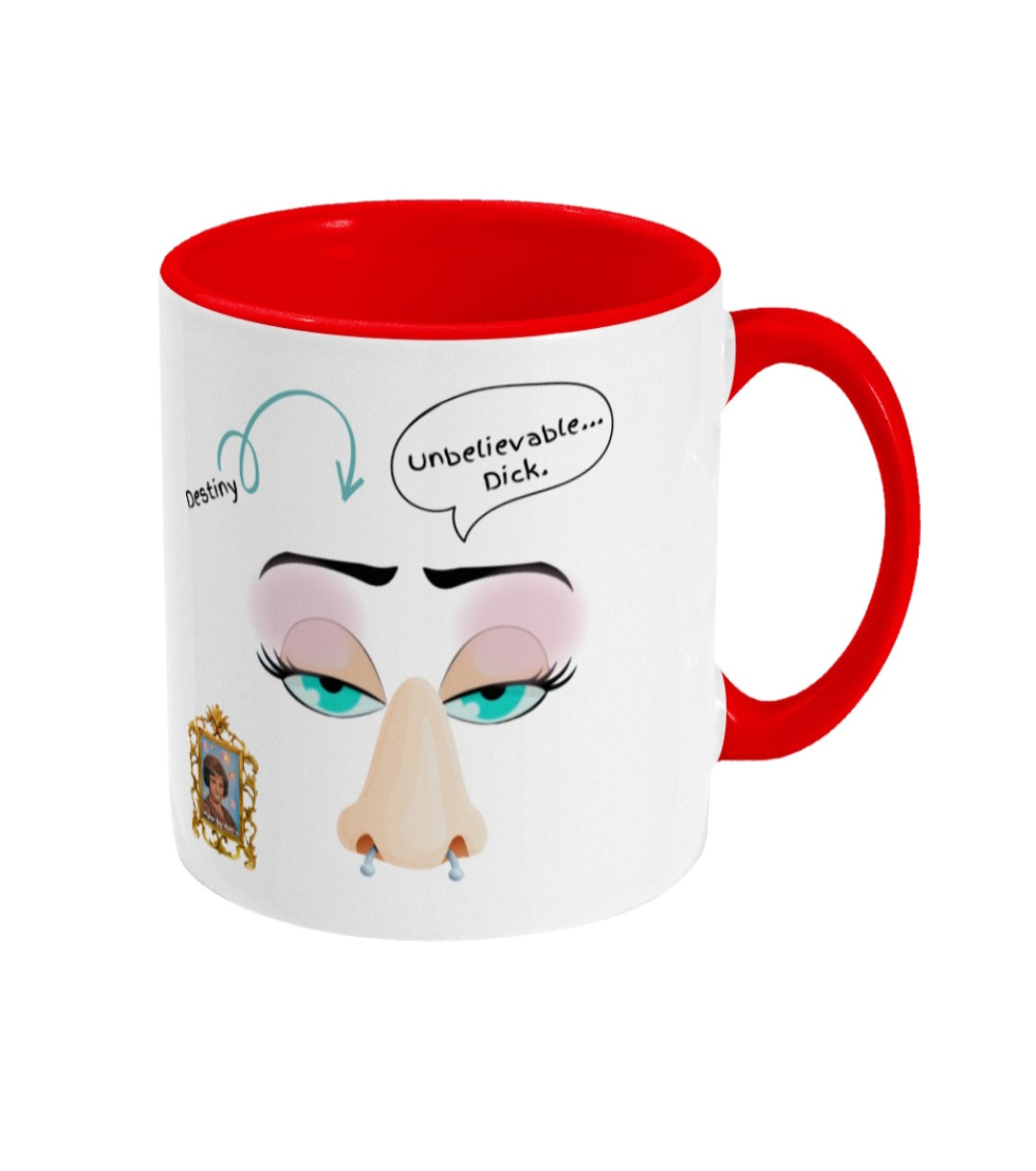 Destiny & Dick - Colored inside and ear mug