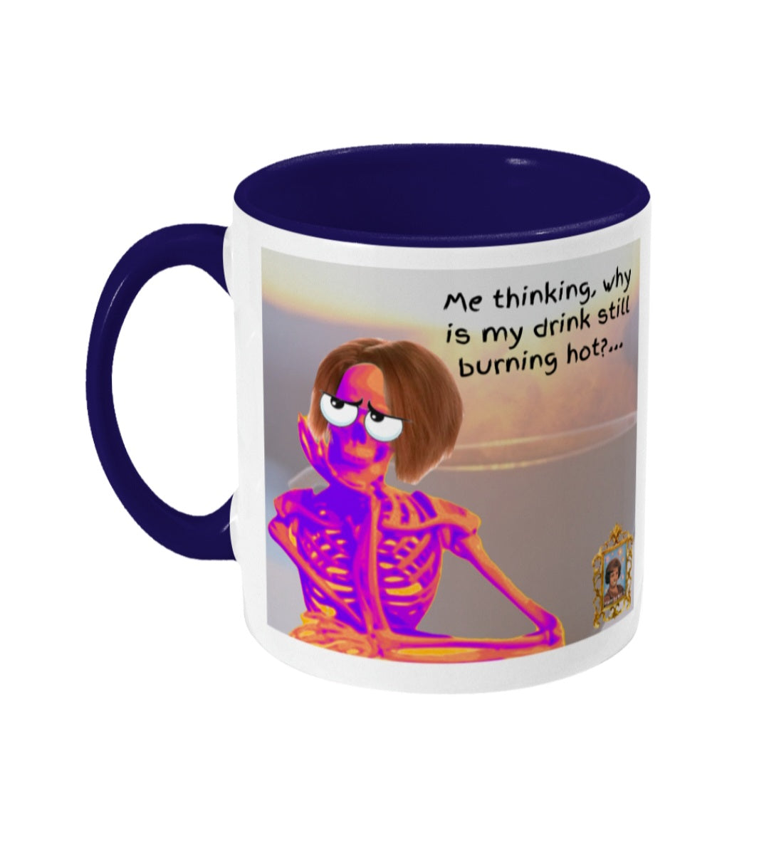 The Art of Patience and Forever Young - Colored inside and ear mug