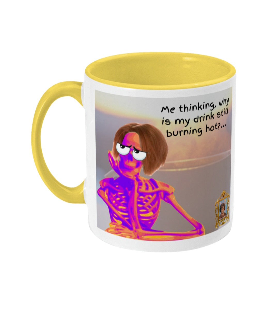 The Art of Patience and Forever Young - Colored inside and ear mug