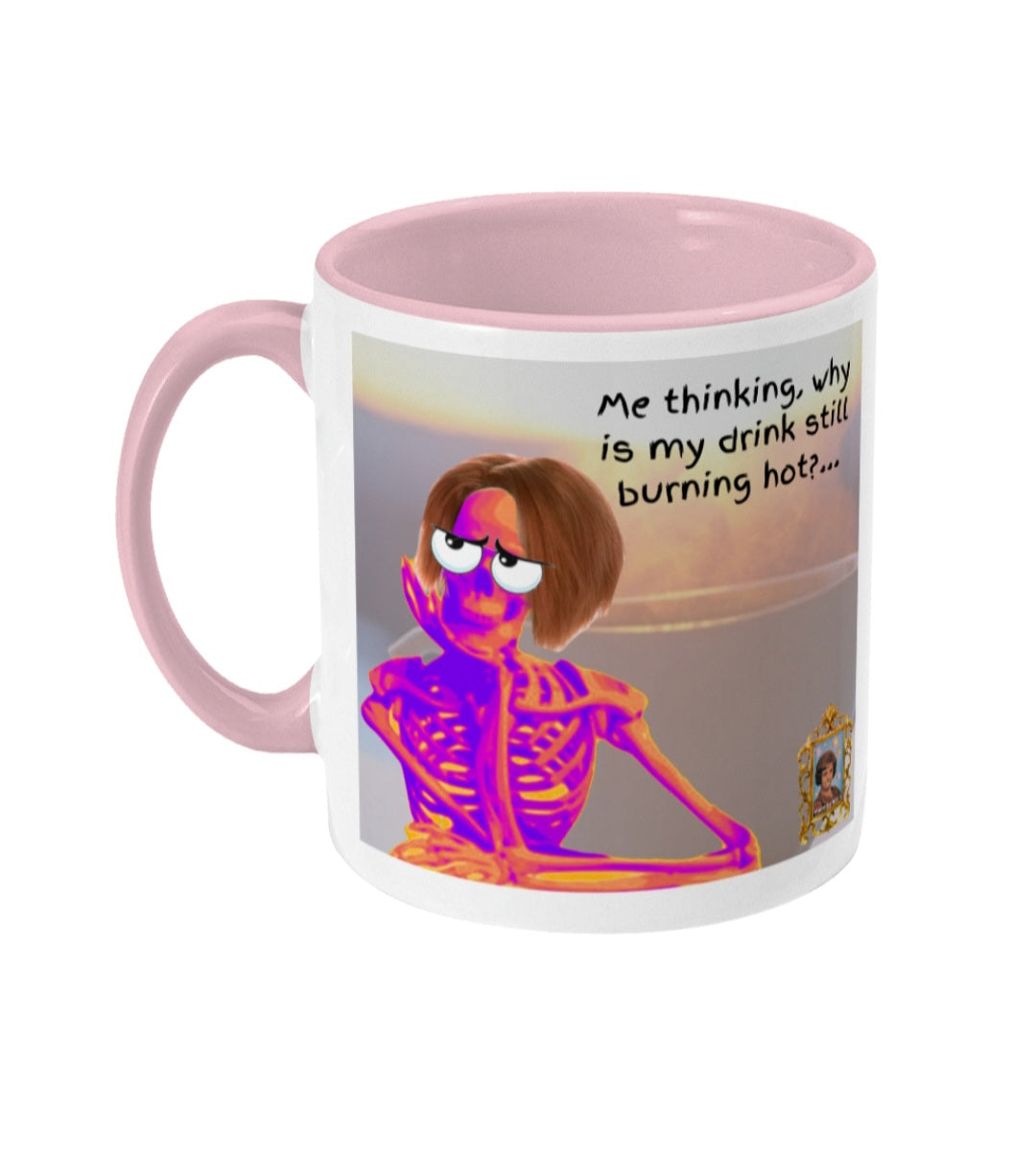 The Art of Patience and Forever Young - Colored inside and ear mug