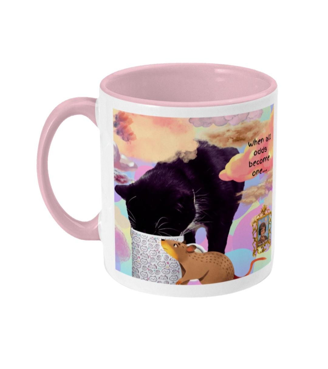 Beautiful odds - Colored inside and ear mug